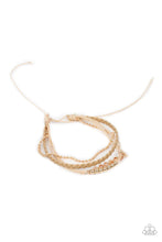 Load image into Gallery viewer, Intergalactic Gamechanger - Gold Bracelet - Paparazzi Accessories HOSTESS