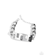 Load image into Gallery viewer, Staggered Shimmer - Silver
