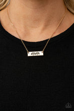Load image into Gallery viewer, Blessed Mama Gold Necklace
