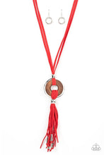 Load image into Gallery viewer, Paparazzi ARTISANS and Crafts - Red Necklace and Earrings
