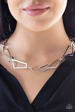 Load image into Gallery viewer, Paparazzi Necklace ~ Shattering Records - Silver
