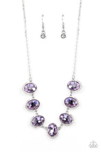 Load image into Gallery viewer, UNLEASH YOUR SPARKLE - PAPARAZZI ACCESSORIES - PURPLE NECKLACE
