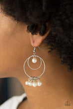 Load image into Gallery viewer, Paparazzi ♥ New York Attraction - White ♥ Earrings
