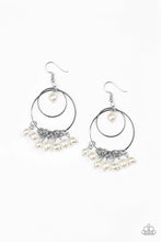 Load image into Gallery viewer, Paparazzi ♥ New York Attraction - White ♥ Earrings
