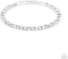 Load image into Gallery viewer, Rhinestone Spell - White Bracelet HOSTESS
