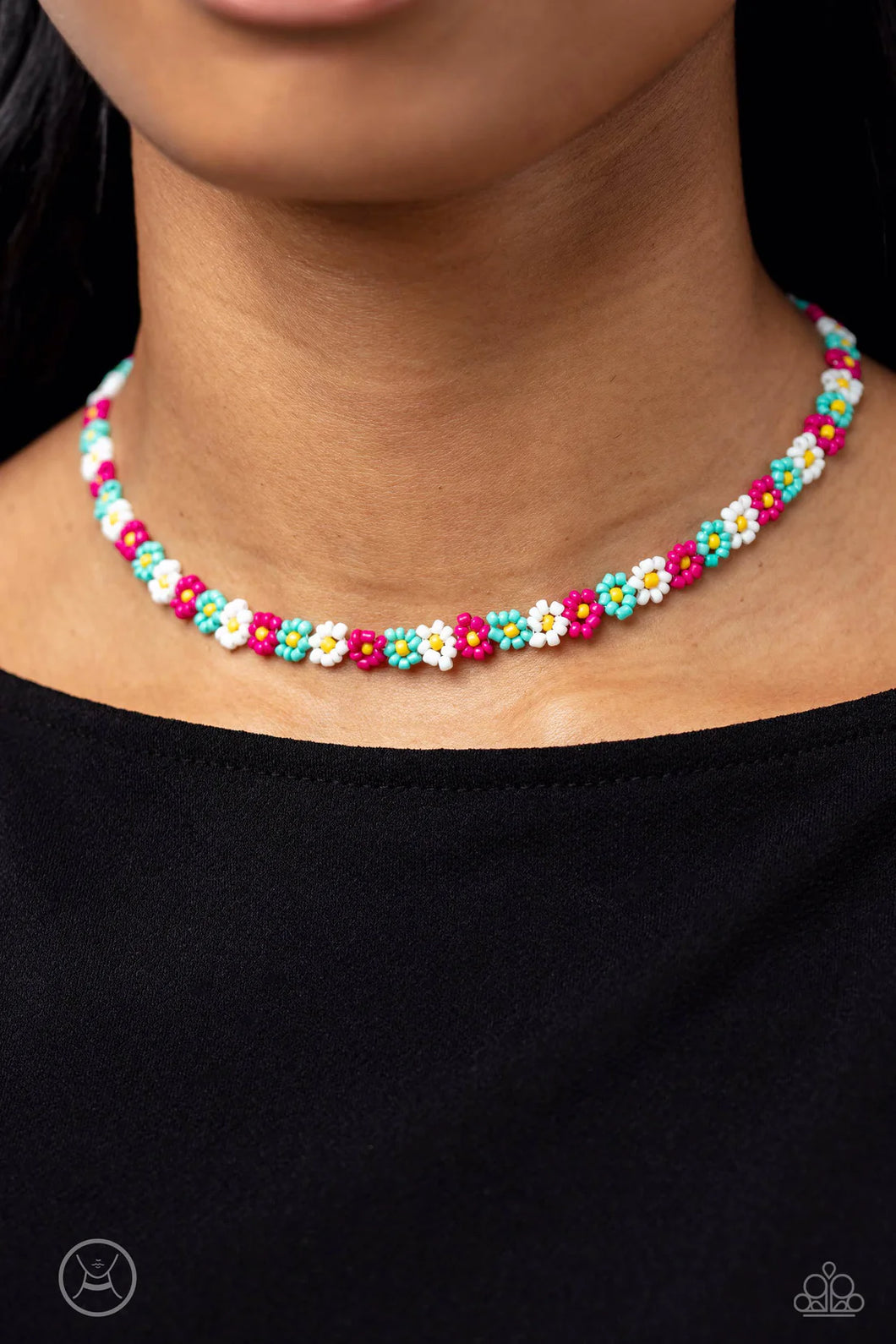 Paparazzi SEED Limit Pink Choker Necklace HOSTESS