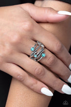 Load image into Gallery viewer, Paparazzi Rings - Sideline Shimmer - Green  HOSTESS
