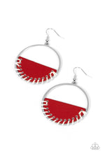 Load image into Gallery viewer, Lavishly Laid Back - red - Paparazzi earrings
