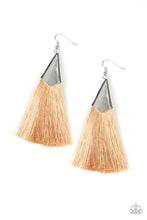 Load image into Gallery viewer, PAPARAZZI VINTAGE VAULT "IN FULL PLUME" BROWN EARRINGS
