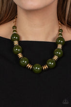 Load image into Gallery viewer, Paparazzi Necklace ~ Race to the POP - GREEN HOSTESS

