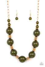 Load image into Gallery viewer, Paparazzi Necklace ~ Race to the POP - GREEN HOSTESS
