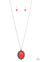 Load image into Gallery viewer, Daisy Dotted Deserts - Red Necklace  HOSTESS
