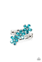 Load image into Gallery viewer, Posh Petals - Blue Ring - Paparazzi Accessories  HOSTESS

