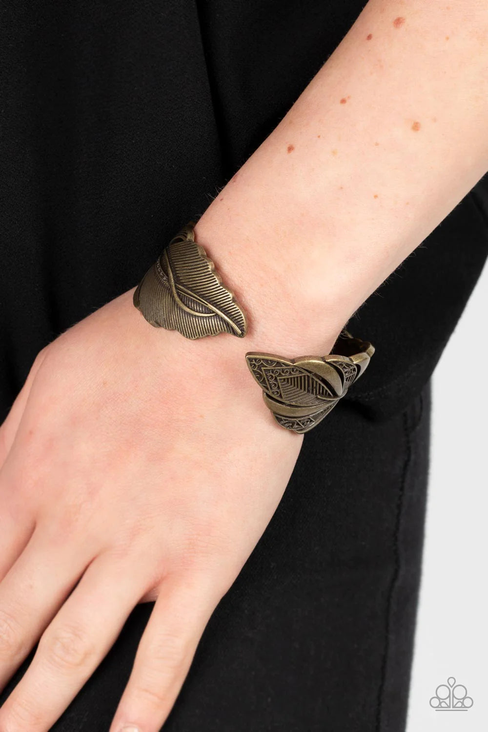 American Art - Brass Bracelet - Paparazzi Accessories  HOSTESS