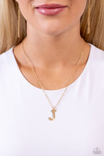 Load image into Gallery viewer, Leave Your Initials - Gold - J
