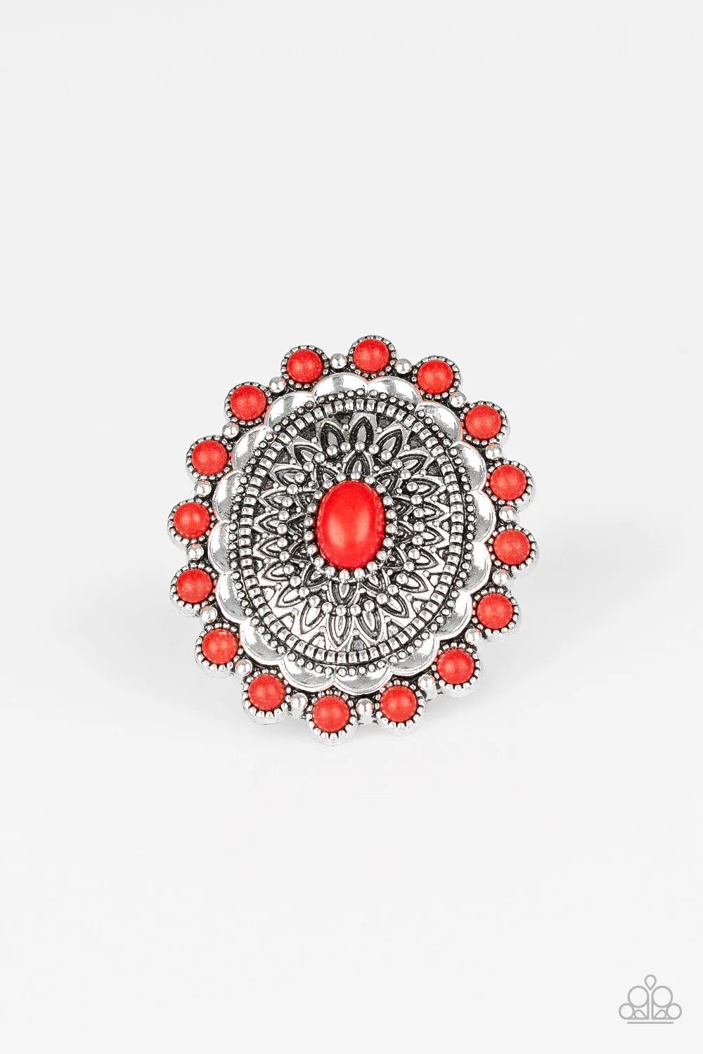 Mesa Mandala - Red Ring - Paparazzi Accessories DB