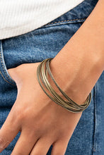 Load image into Gallery viewer, Suddenly Synced - brass - Paparazzi bracelet
